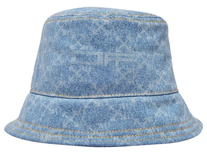 Off White Monogram Denim Bucket Hat 