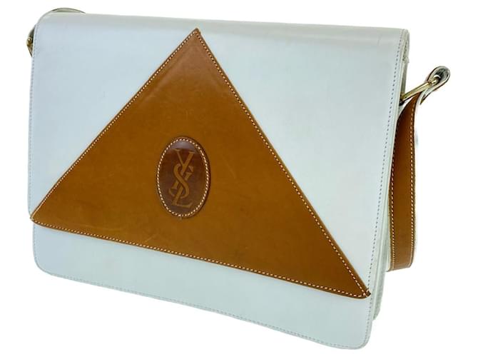 Yves Saint Laurent Blue Chevron Quilted Leather Envelope Bag | Yoogi's  Closet