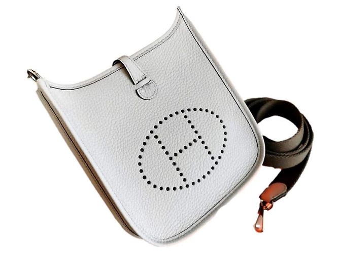 Hermès Hermes Mini Evelyne Bag Grey