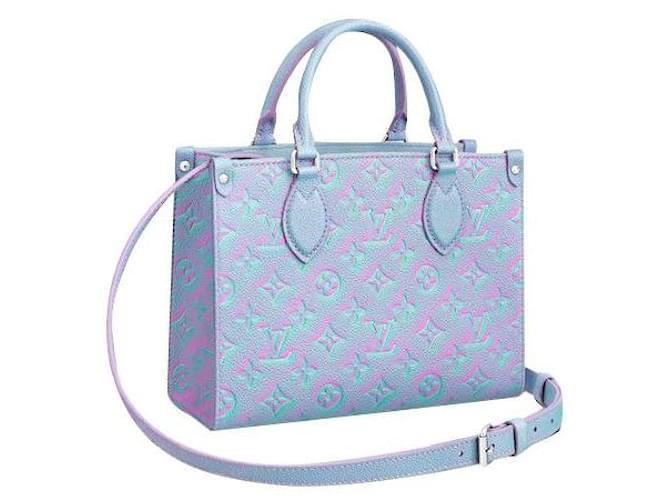 Louis Vuitton LV Onthego PM Stardust leather Purple ref.552847