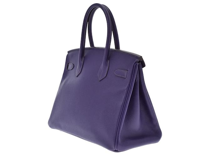 Hermès Birkin 30 Purple Leather  ref.552861