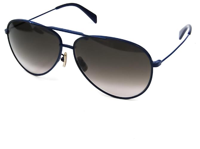 Céline Navy blue Metal  ref.552940