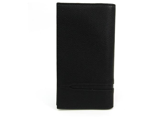 Bulgari BVLGARI Wallet Black Leather  ref.552955