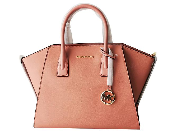 Michael Kors Große Ledertasche Rosa Pink Angeln