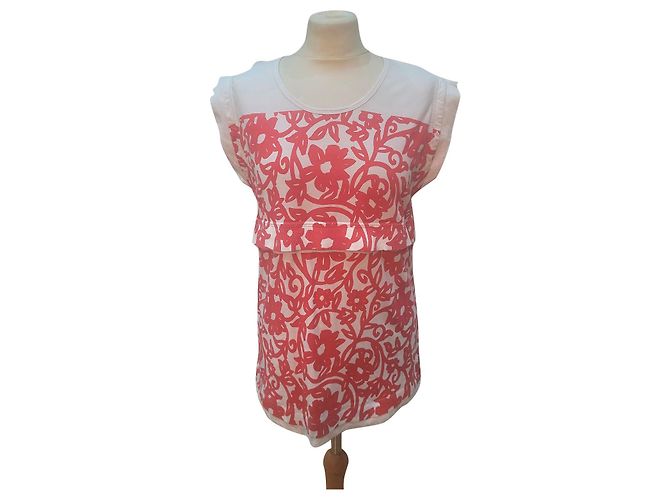 Stella Mc Cartney Stella McCartney para la camiseta de Adidas Blanco Roja