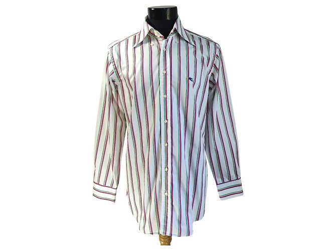 Camisa Etro de rayas de algodón Multicolor