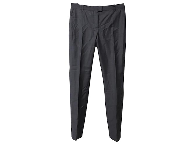 Pantalon ajusté coupe droite Joseph en Laine grise  ref.553961