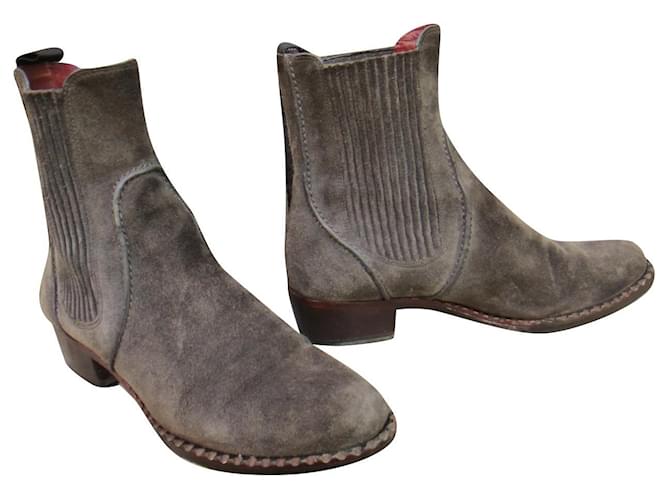 Marc by Marc Jacobs p boots 37,5 Taupe Deerskin  ref.554023