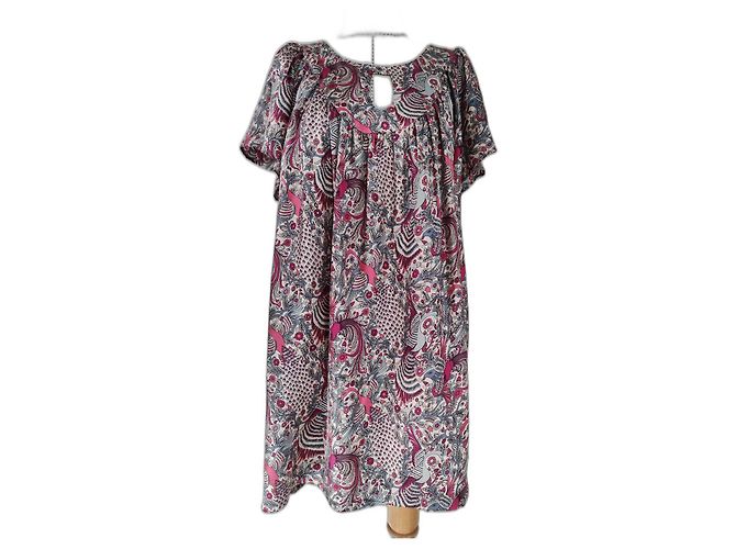 Autre Marque Robe Eden en soie Rützou Multicolore