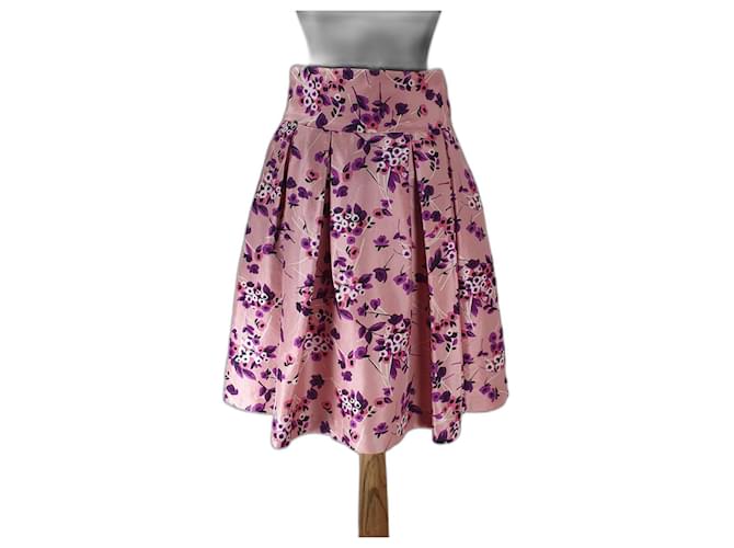 Autre Marque Skirts Pink Multiple colors Silk  ref.554083