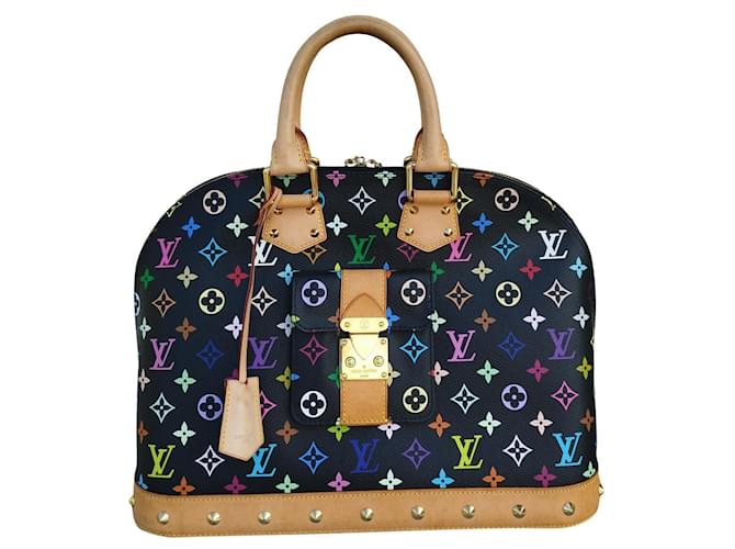 Louis Vuitton Alma Murakami bag Multiple colors Cloth  ref.554091