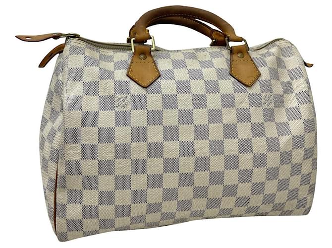 Louis Vuitton Damier Azur Speedy 30 Pano  ref.554117