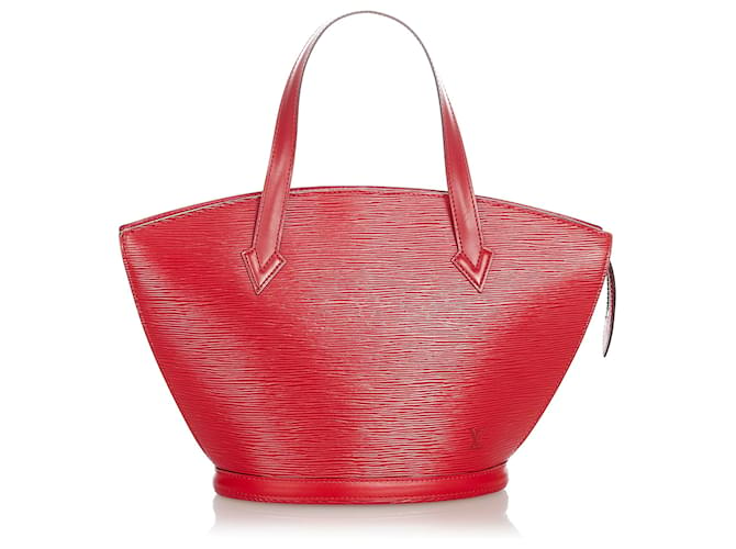 Louis Vuitton Red Epi Saint Jacques PM Short Strap Leather  ref.554217