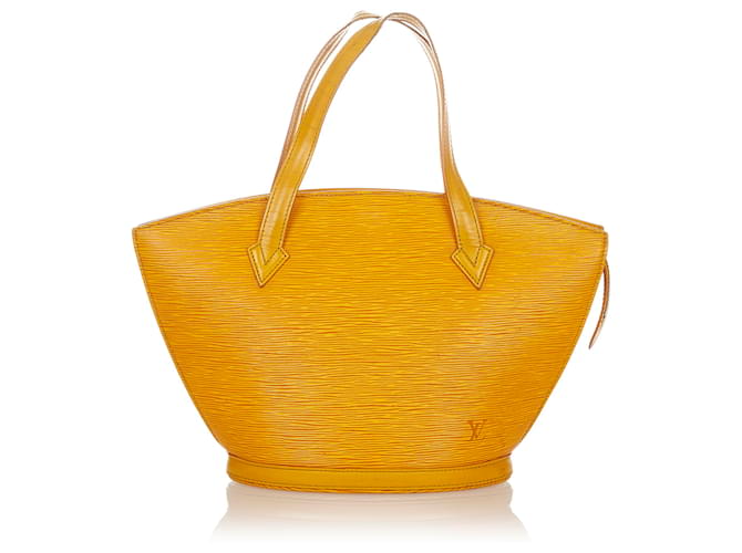 Louis Vuitton Yellow Epi Saint Jacques PM Short Strap Leather  ref.554257