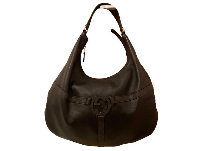 Borsa Kidney Gucci in pelle nera Nero