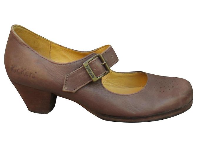 Autre Marque bombas de bebê Kickers p 39 Castanho claro