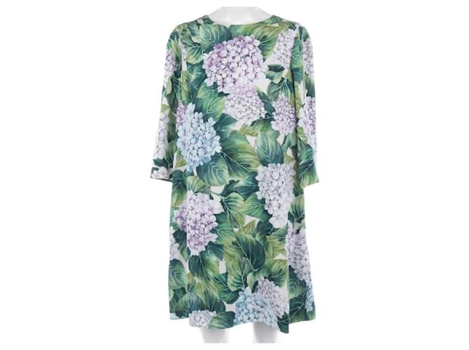 Dolce & Gabbana Dresses Green Silk  ref.554284