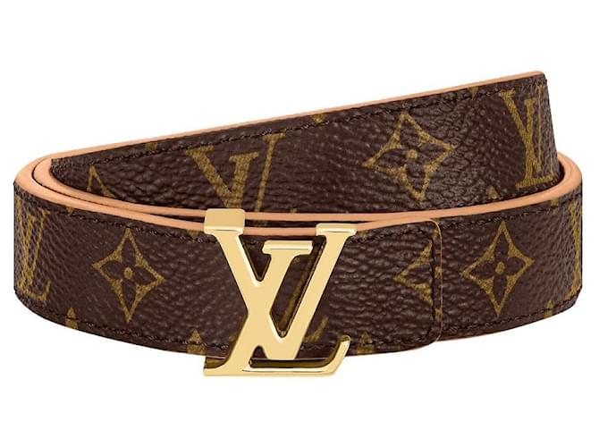 Louis Vuitton LV reversibile 20mm belt Brown Leather  ref.554296