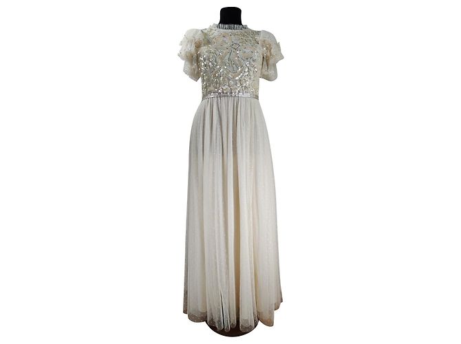 Needle & Thread Dress Champagne