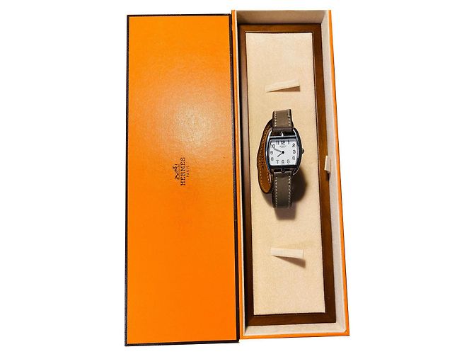 Hermès ct 210 Argento Acciaio