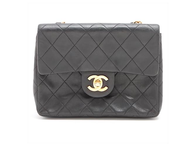 Chanel Timeless Black Leather  ref.554987