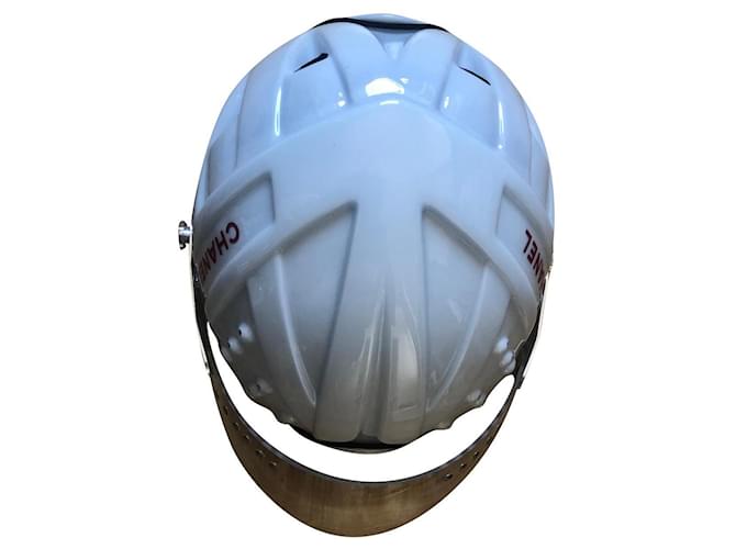 Chanel hiking/climbing helmet White Polyurethane  ref.555171