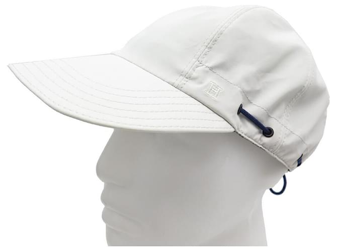 Hermès NEW HERMES VINCE CAP IN NYLON M LIGHT GRAY CHALK HAT NEW CAP Grey  ref.555265
