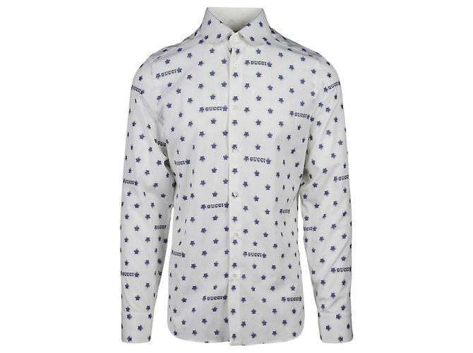 Camicia sartoriale con stella Gucci