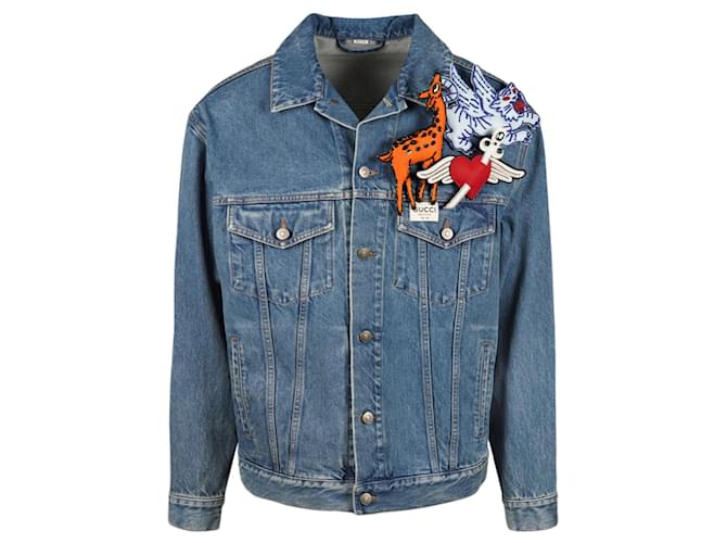 Pete Wentz Wears A Gucci Embroidered Denim Jacket - THE JEANS BLOG