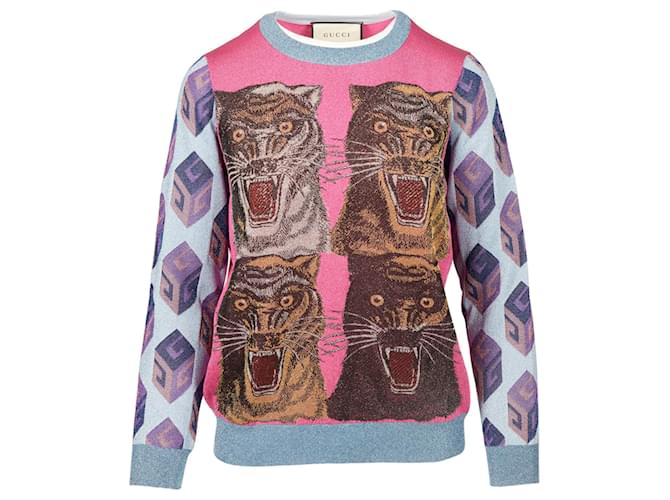 Gucci Tiger Heat Sweater Multiple colors  ref.555498