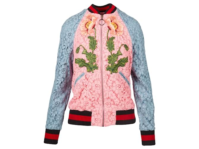 Gucci floral bomber jacket Multiple colors ref.555678 Joli Closet