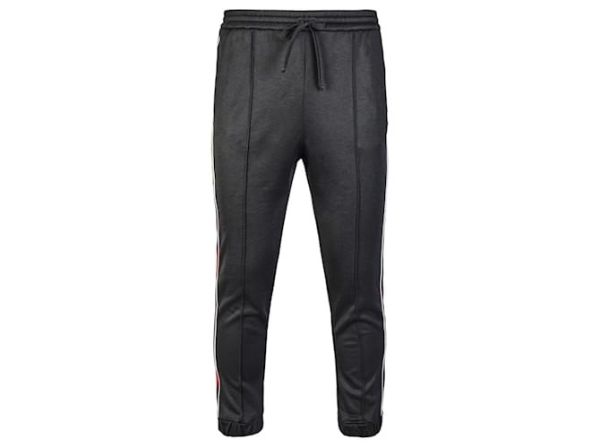 gucci sweatpants black and white