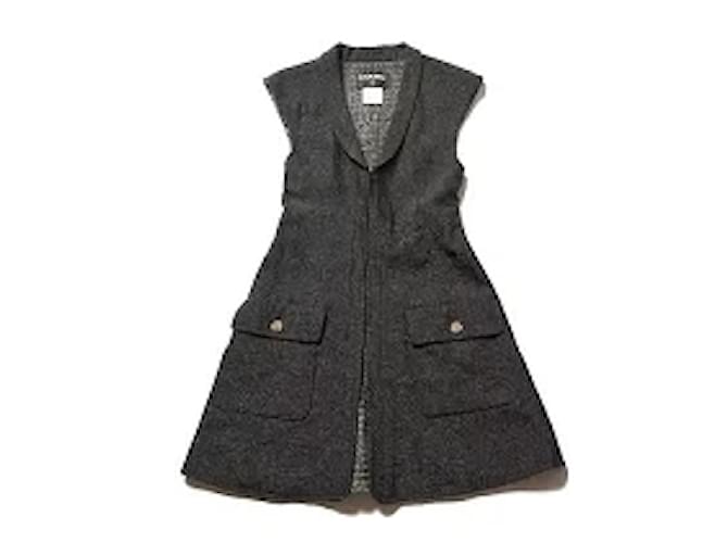 Chanel Coats, Outerwear Black Nylon  ref.556770