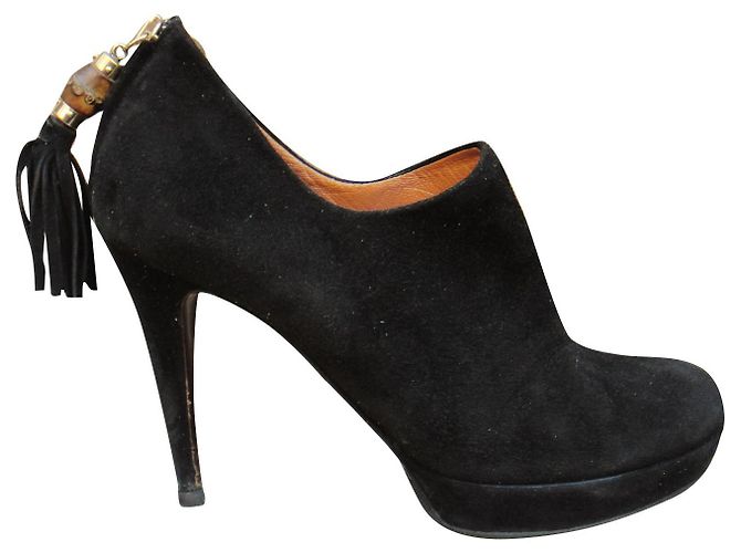 botas baixas Gucci p 36,5 Preto