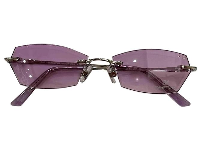 gafas de sol swarovski Rosa Metal  ref.557013