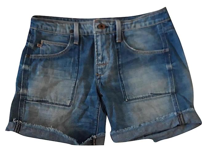 Ralph Lauren Pantalones cortos Azul Algodón  ref.557042