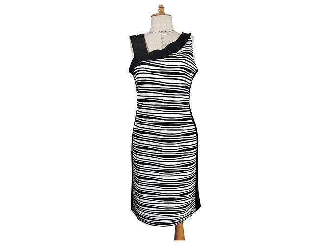 Joseph Ribkoff Kleid schwarz weiß