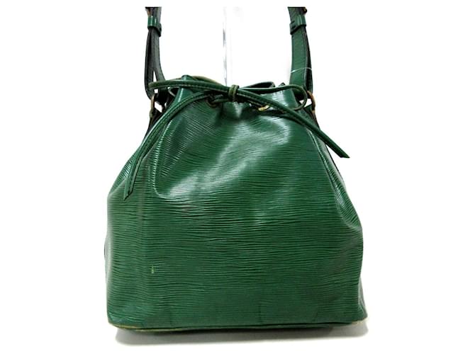 Noe Louis Vuitton Petit Noé Green Leather  ref.557458