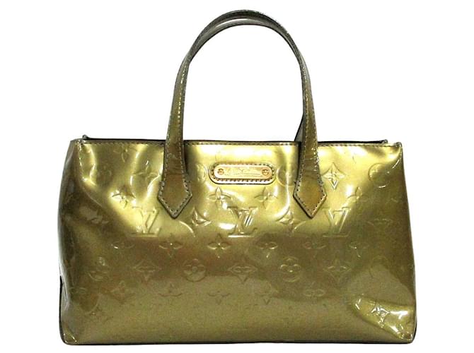 Louis Vuitton Wilshire Green Patent leather ref.557481 - Joli Closet