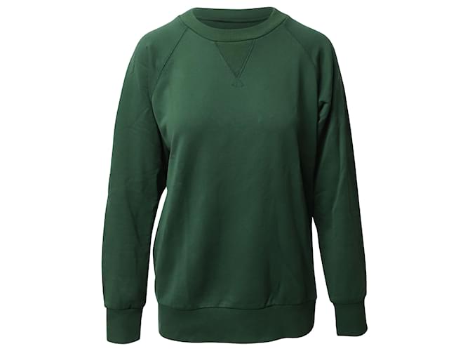 Autre Marque Y-3 x Adidas Classic Logo Sweat Top in Green Cotton  ref.557526