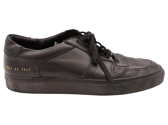 Autre Marque Common Projects BBall Lace-up Low-top Sneakers in Black Leather  ref.557645