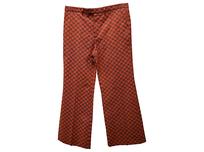 GG cotton-blend pants