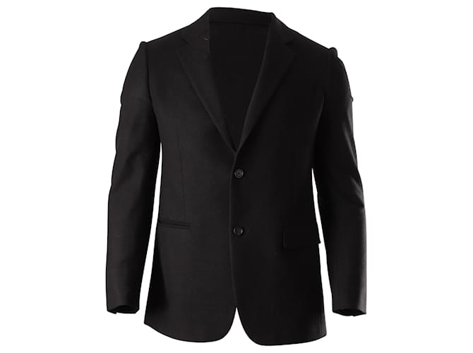 Veste Prada à boutonnage simple en laine noire  ref.557693