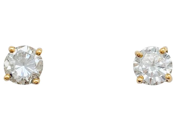 inconnue Diamond stud earrings. Yellow gold  ref.558099