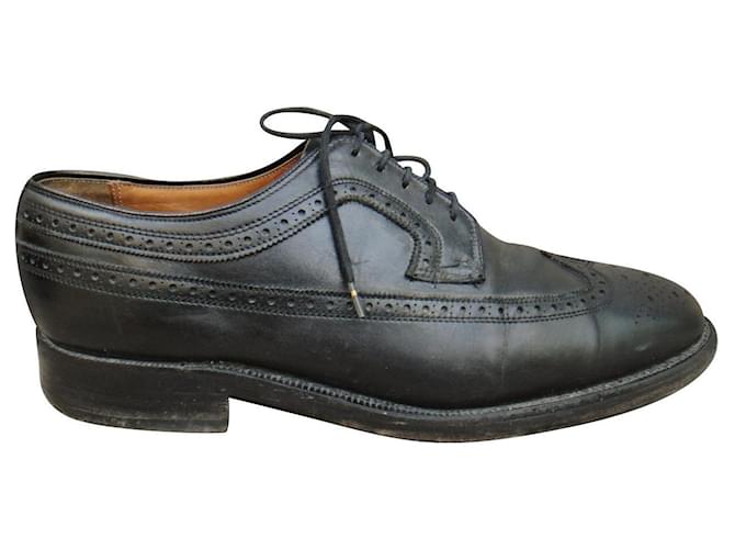 Autre Marque Vintage Derbys K Schuhe p 43 Schwarz Leder  ref.558198