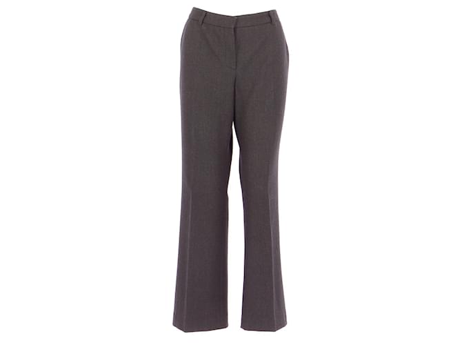 Prada Trousers Grey Wool  ref.558284