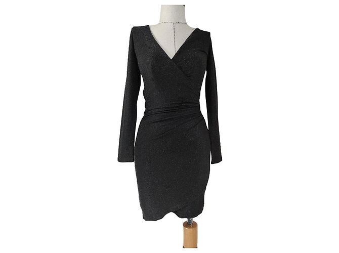 Dry Lake Shadow Kleid Schwarz