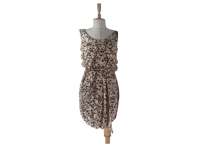 Vestido de seda M Missoni Multicolor