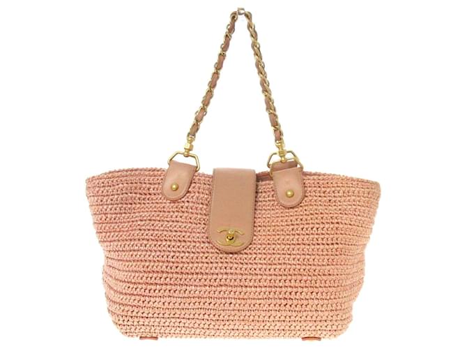 Chanel tote bag Pink Synthetic ref.558713 - Joli Closet