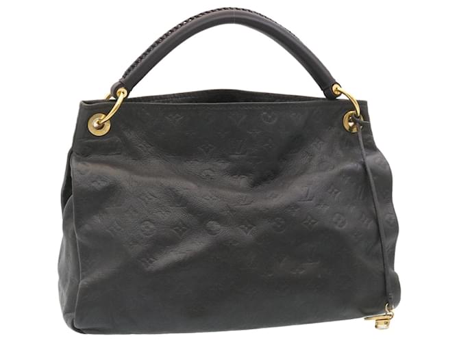 Louis Vuitton Artsy Black Leather  ref.559396